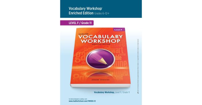 Vocabulary level f unit 4