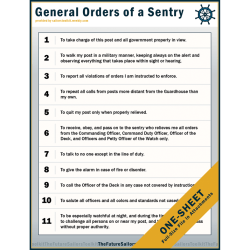 Sailors creed and 11 general orders