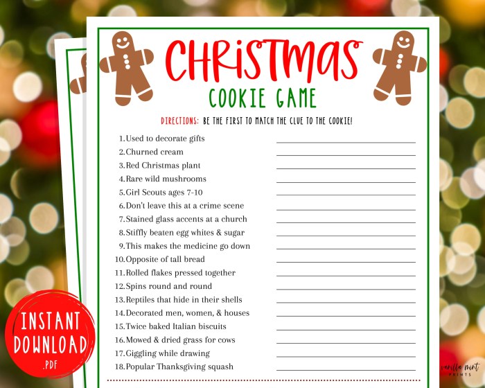 Christmas cookie trivia questions and answers